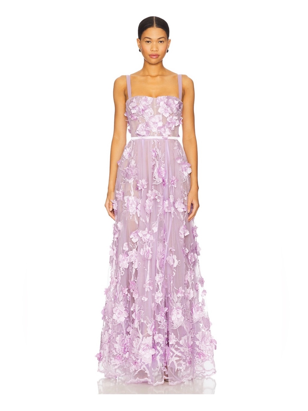 Bronx Banco  Anastasia Maxi Dress in Lavender XL $850 MSRP
